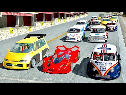 Lamborghini V12 Vision GT vs Hypevans Monsters at Monza