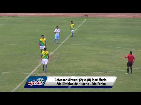 DEFENSOR MIRAMAR (2) vs (0) JOSÉ MARÍN - 2DA DE HUACHO - 2DA FECHA/2017.