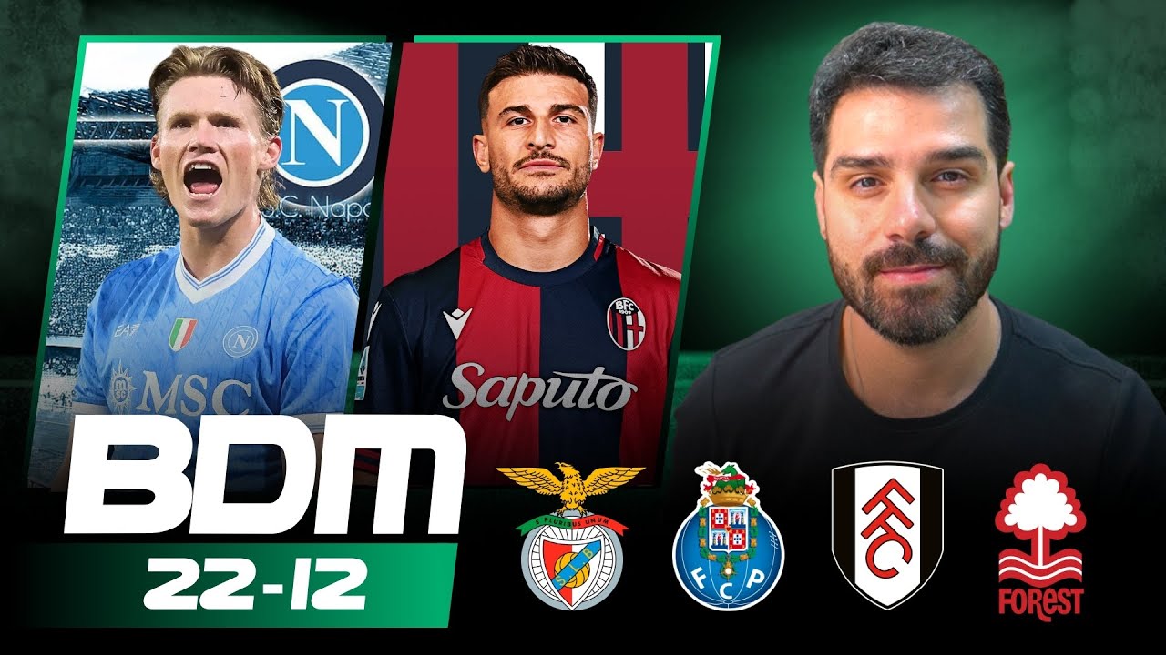 Planejamento de Apostas Esportivas | Segunda 22/12/25