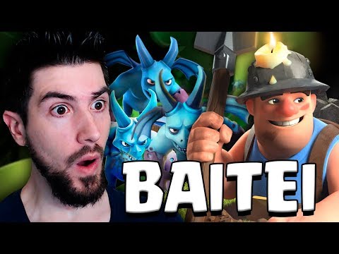 O DECK DE MINEIRO QUE BAITA TODO MUNDO NO CLASH ROYALE!