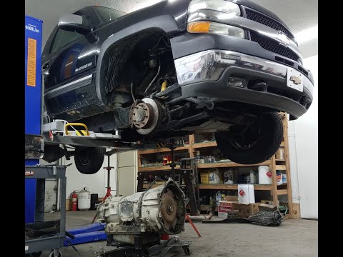 Chevy 2500HD Allison transmission removal