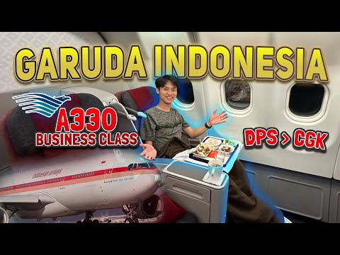 Naik Garuda Indonesia A330 BUSINESS CLASS di Rute Domestik Flagship: DPS—CGK🇮🇩 Akhirnya Kesampaian⁉️