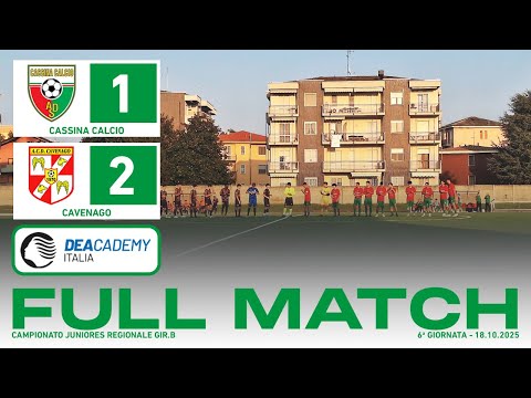 Cassina Calcio - Cavenago 1-2 | Full Match | Juniores Regionale 2025/26