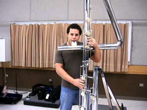 Jose Valentino Beatboxing on Double contrabass flute