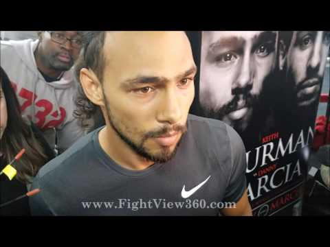 KEITH THURMAN SAYS DANNY "HAS AMAZING RESUME AT 140" "NOT AT 147!" THURMAN GARCIA PBC ON CBS 3/4/17