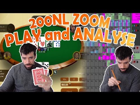 200NL Zoom - Stream Highlights (With PioSOLVER Analysis) | Play & Explain Cash Game Session