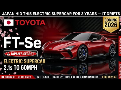 Thumbnail for Japan Hid This Electric Supercar For 3 Years —2026 Toyota FT-Se Is Finally Here & It Drifts! by Toyota FT-Se