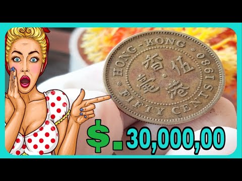50 Cents 1980 Hong Kong queen Elizabeth Coin worth up to $30,000,00 Coin worth money