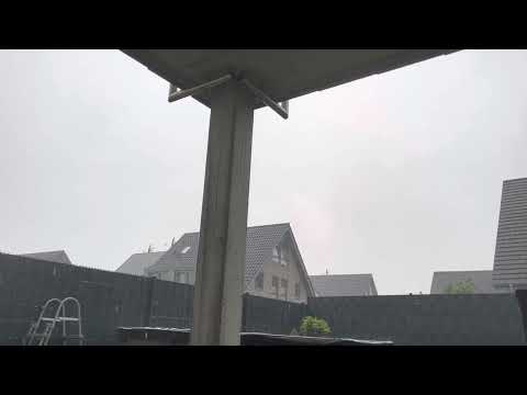 Unwetter 20.05.2022 (Gewitter) über Mönchengladbach 😅
