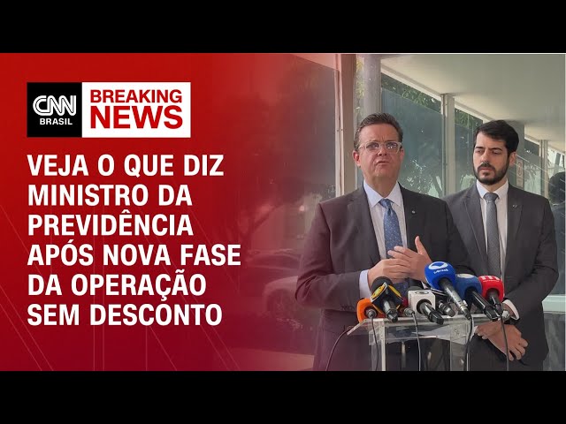 Fraude no INSS: Ministro da previdência repercute operação da PF | LIVE CNN