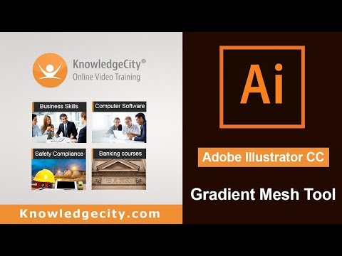 Illustrator CC tutorial: Gradient Mesh Tool | Knowledgecity.com