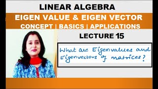 Linear Algebra – Eigenvalues & Eigenvectors | Concept | Basics | Applications