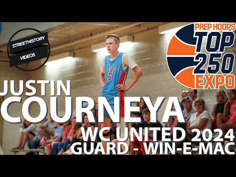 JUSTIN COURNEYA (2024) Highlights at @prephoops9869 Top 250 EXPO 2022