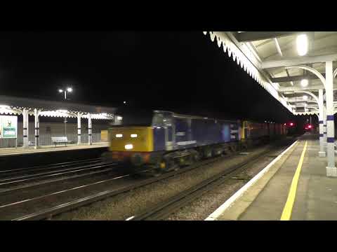 (HD) ROG 47812 + 47813 thrash through Paddock Wood with brand new 707021 & 707022 9/2/18