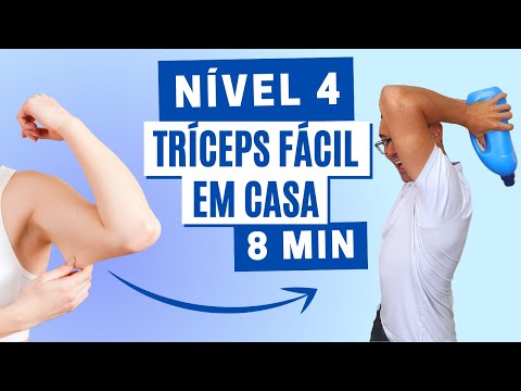 3 MELHORES EXERCÍCIOS PARA TRICEPS EM CASA | Nível 4 | Melhorar o braço mole
