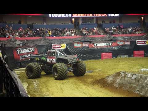 Basher Freestyle Part2 Friday Southaven Toughest Monster Truck Tour 1-13-17