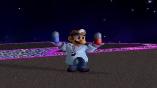Super Smash Bros. Melee Adventure Mode on Normal with Dr. Mario (Giga Bowser Clear)