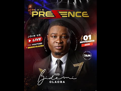 In His Presence November 2025 Edition With Bidemi Olaoba