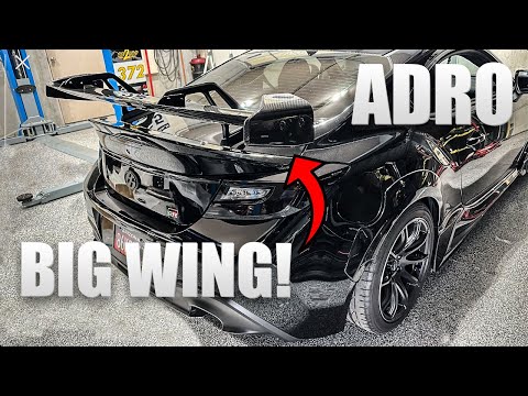 The Gr86 gets an Adro Carbon big wing!