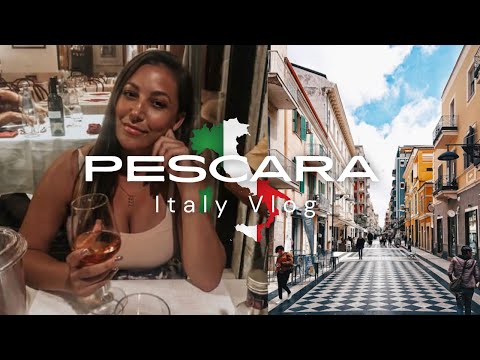 ITALY VLOG LAST DAY | EXPLORING THE ITALIAN SEASIDE TOWN OF PESCARA