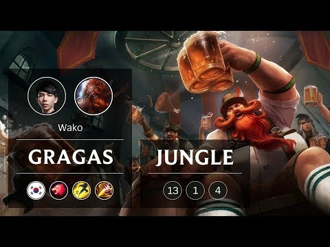 Gragas Jungle vs Zac - KR Challenger Patch 9.1