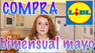 Enseño mi compra bimensual LIDL. Vamos a ver lo qué compré de LIDL para 2 semanas #lidl #compralidl