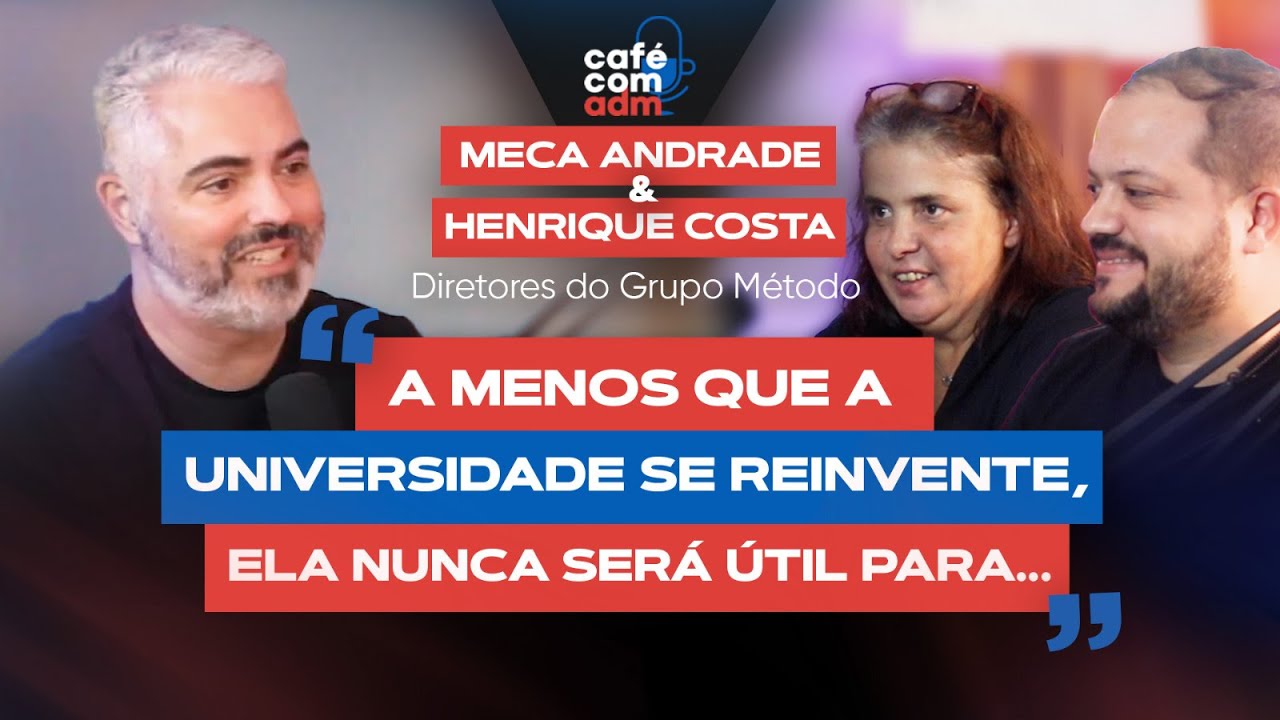 Autismo e inserção no mercado de trabalho, com Meca Andrade e Henrique Costa Val | Café com ADM 417