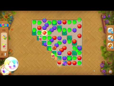 Gardenscapes 1111 Level - 12 moves - NO BooSTERS