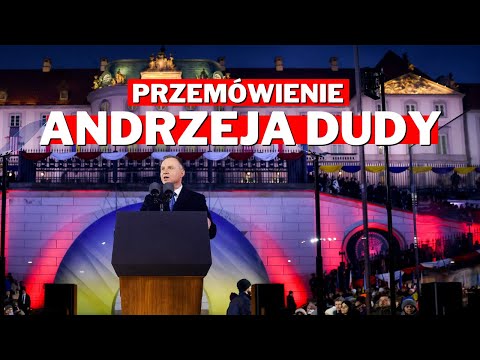 Przemówienie Andrzeja Dudy. Prezydent zaliczył wpadkę [Joe Biden w Polsce]