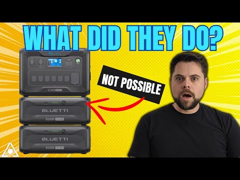 Backup Solar Power Bluetti AC300+B300K Expansion Battery