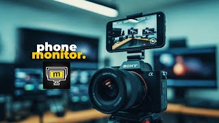 Make Your Phone/Tablet as your Camera External Monitor!