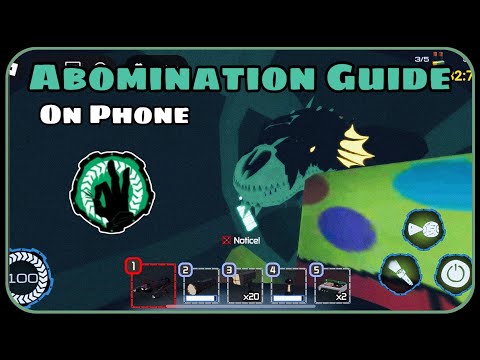 Abomination Guide for Mobile Users | Roblox Pressure