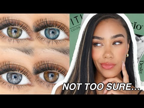 DESIO Made The Most Natural Contacts?? Timeless Collection Review ✨ Color Contacts For Dark Eyes