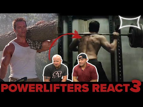 Professional Powerlifters React to Lifting Scenes in Hollywood 3