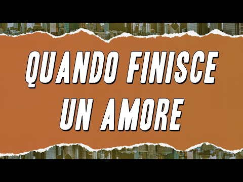 Riccardo Cocciante - Quando Finisce Un Amore (Testo)