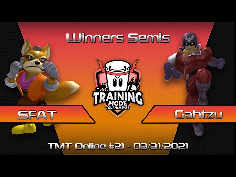 Training Mode Tournaments #21 SFAT (Fox) vs. Gahtzu (Falcon) - Winners Semis SSBM