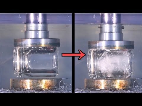 Watching A Hydraulic Press Crush A Vacuum Chamber Under Water In Super Slow Motion Is Oddly Satisfying