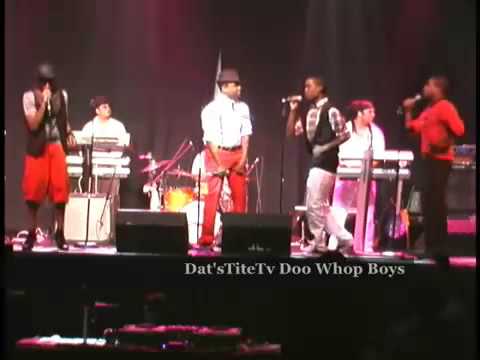 Brice Myles performing with The DooWhop Boys in Atlanta 2009