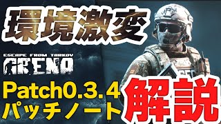 【TarkovArena】環境激変！Patch0.3.4パッチノート解説！【タルコフアリーナ】