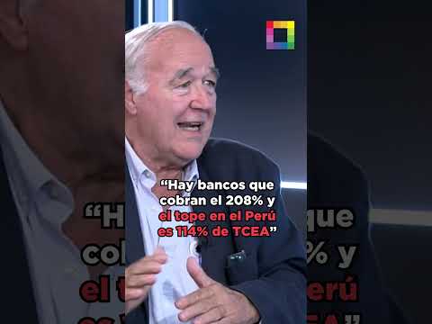 En Perú los intereses superan el 100% al año en comparación a otros países #Contracorriente
