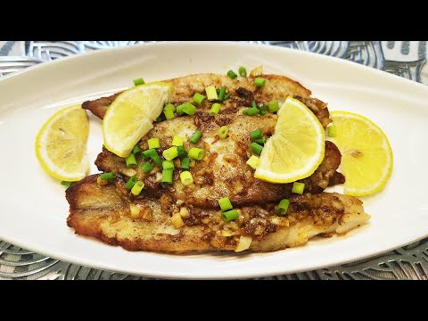 Best Fish Fillet with Lemon Butter Garlic Sauce Recipe | Cream Dory Fish Fillet Recipe