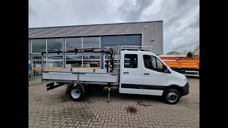 Mercedes-Benz Sprinter 514 CDI DoKa Pritsche/ 6 Pers./ Kraan 1000kg GVW 3500 k flatbed truck < 3.5t for sale - Image 4 | Autoline TH Mercedes-Benz Sprinter 514 CDI DoKa Pritsche/ 6 Pers./ Kraan 1000kg GVW 3500 k flatbed truck < 3.5t | Image 4 - Autoline