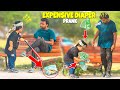 Expensive Diaper Prank Funny Reactions NewTalentOfficial