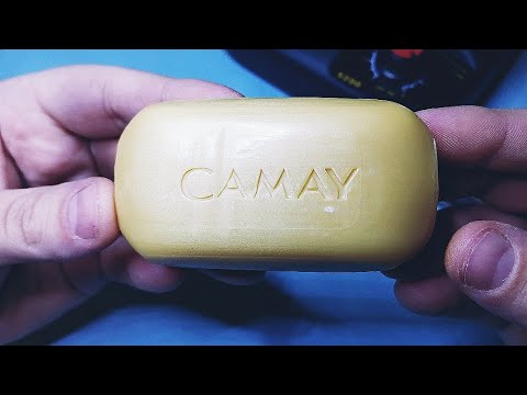 I cut "Camay" MOCCASIN soap, #asmr #soap #cutting