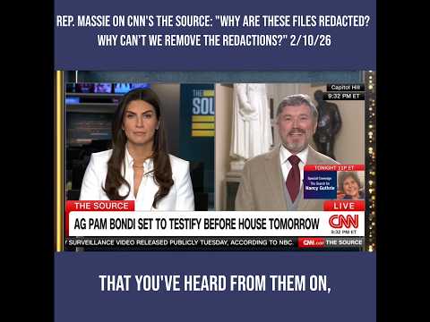 Rep. Massie on CNN's The Source: "Why Can't We Remove the Redactions?" 2/10/26