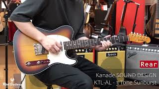 Video thumbnail for Red Guitars - Kanade SOUND DESIGN / KTL-AL - 3 Tone Sunburst by Red Guitars