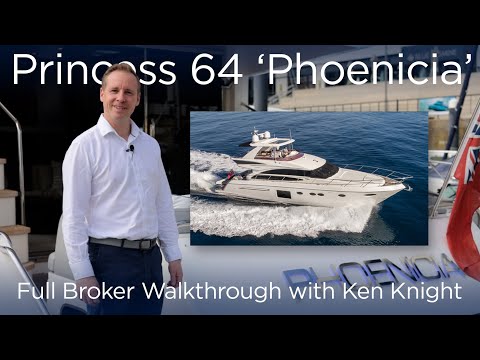 2013 (2014 Model) Princess 64 Full Broker Walkthrough with Ken Knight - SOLD
