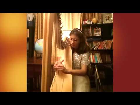 Angela Maria Oancea, harp - 'La Guabina', Alfredo Rolando Ortiz