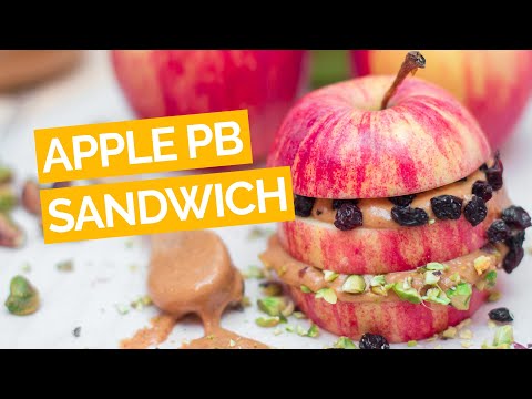 Apple Peanut Butter Sandwich