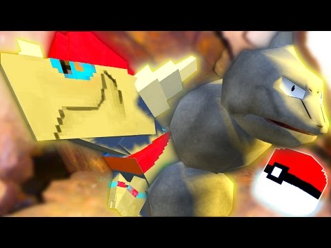 Minecraft Pixelmon MEGA LUCKY BLOCK WORLD - CAVE BATTLE CHALLENGE BEGINS! (Minecraft Pokemon Mod)